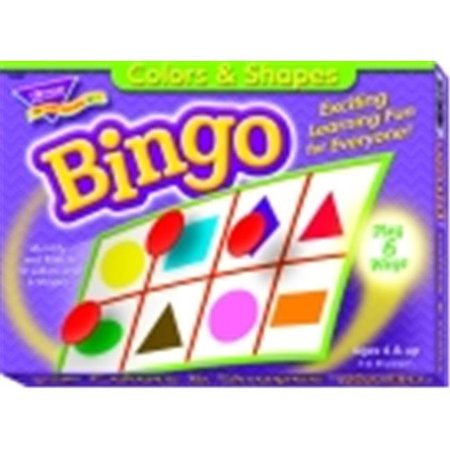 TREND ENTERPRISES Trend Enterprises Colors And Shapes Bingo Game - Set 250 Markers 241527
